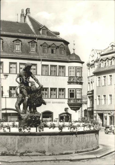Gera Simsonbrunnen am Markt