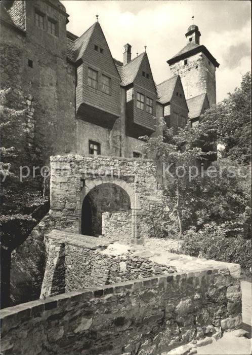 Ranis Burg Ranis Museum HO Gaststaette Vorburg