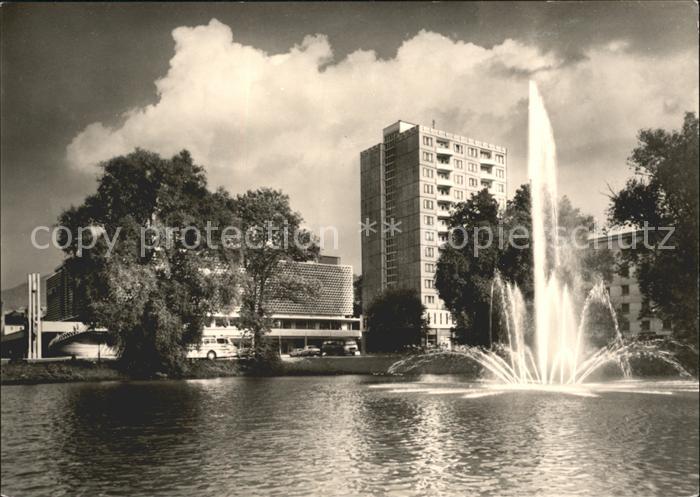 Suhl Thueringer Wald Centrum Warenhaus Fontaene