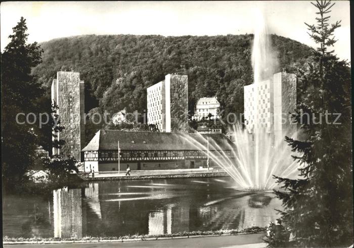 Suhl Thueringer Wald Waffenmuseum Fontaene