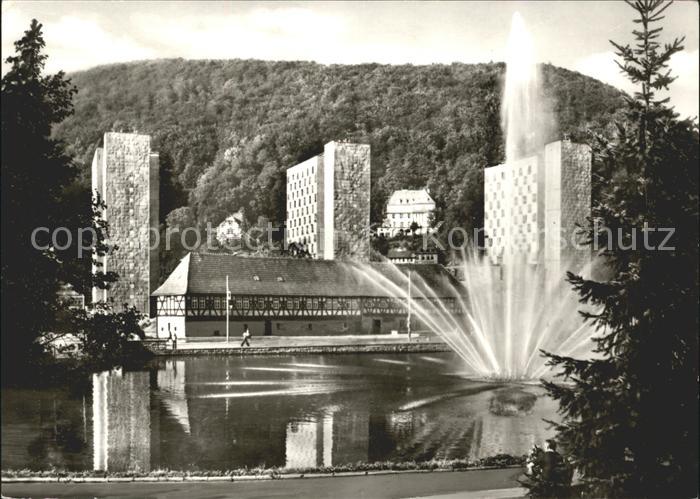 Suhl Thueringer Wald Waffenmuseum Fontaene