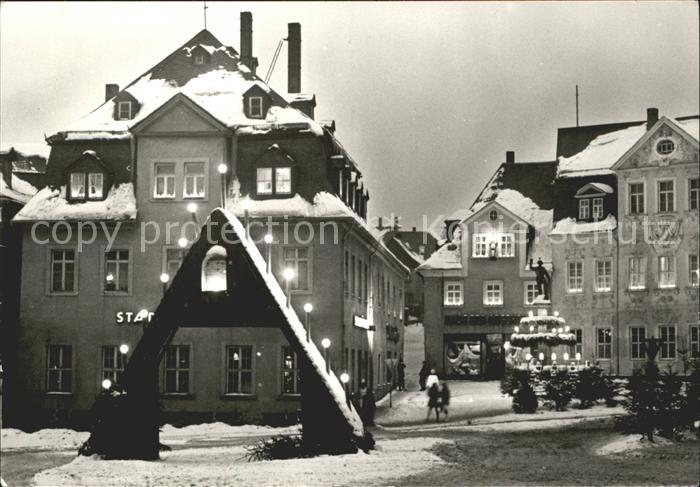 Schneeberg Erzgebirge zur Weihnachtszeit