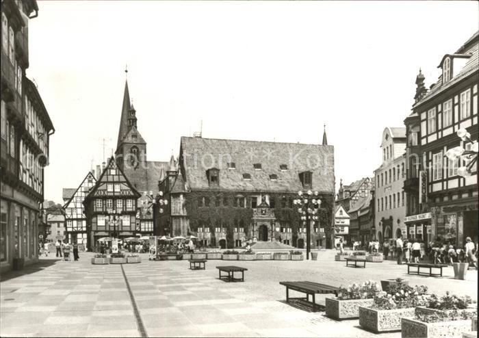 Quedlinburg Harz Markt Kirche