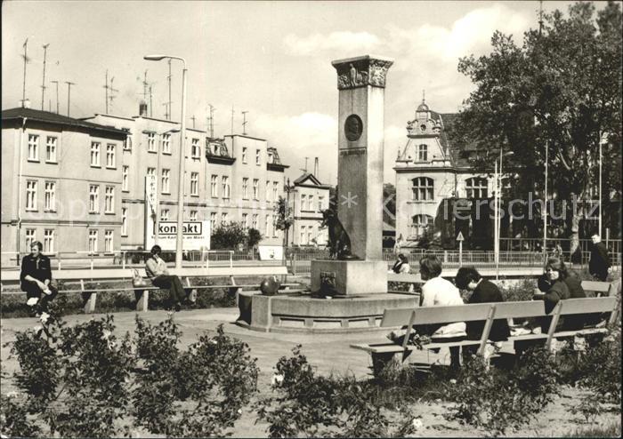 Guestrow Mecklenburg Vorpommern John Brinckmann Denkmal