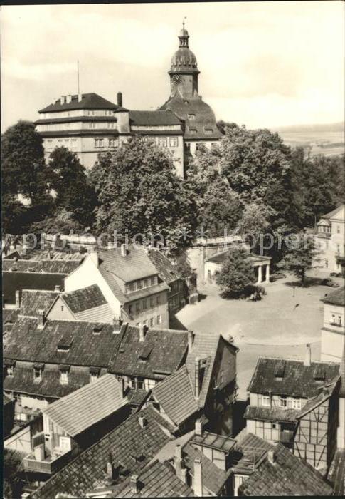 Sondershausen Thueringen Ortsansicht mit Schloss