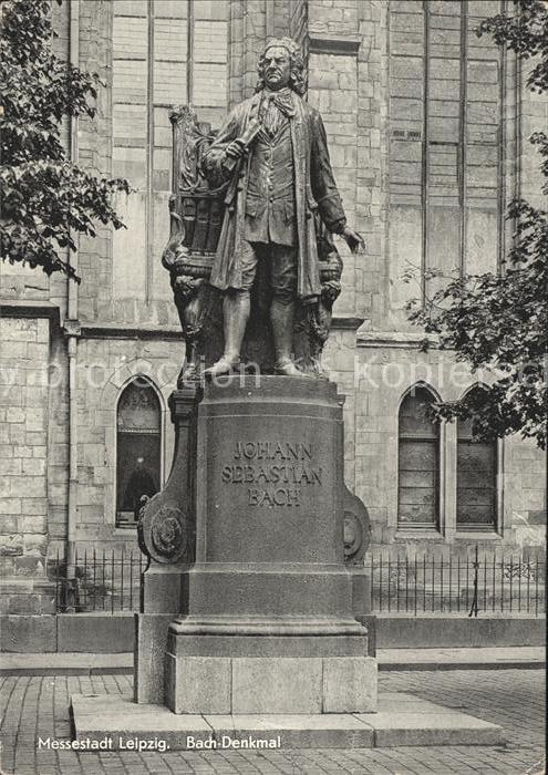 LEIPZIG Sachsen Bach Denkmal