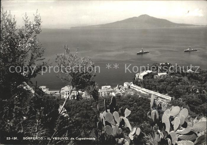 Sorrento Campania Il Vesuvio da Capodimonte