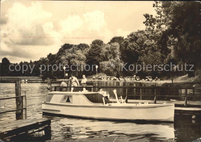 Zechlinerhuette Schlabornsee Bootspartie