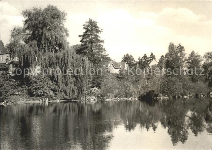Strausberg Brandenburg Muehlteich des Hegermuehlenfliesses im Annatal