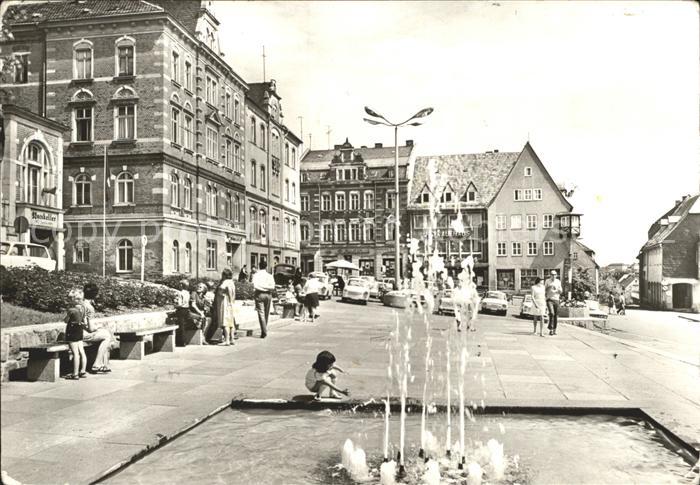 Stollberg Erzgebirge Markt Brunnen