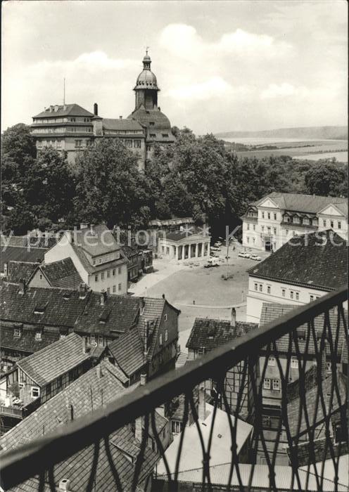 Sondershausen Thueringen Schloss und Platz der DSF