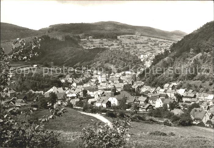 Pappenheim Thueringen Blick vom Roeder