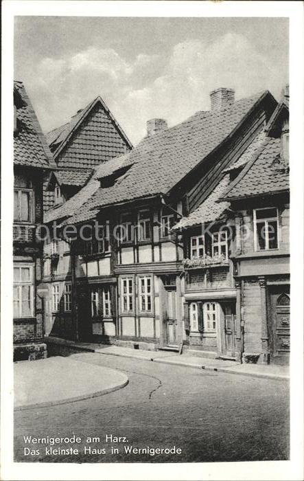 Wernigerode Harz Kleinste Haus