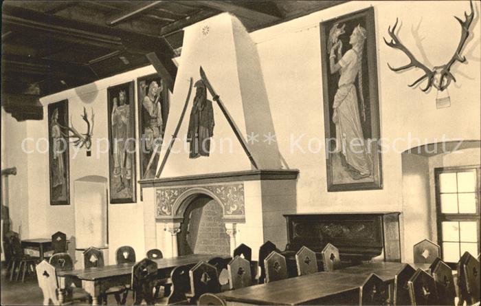 Bad Koesen HO Gaststaette Rudelsburg Rittersaal