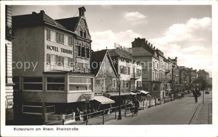 Ruedesheim Rhein Rheinstrasse Hotel Traube