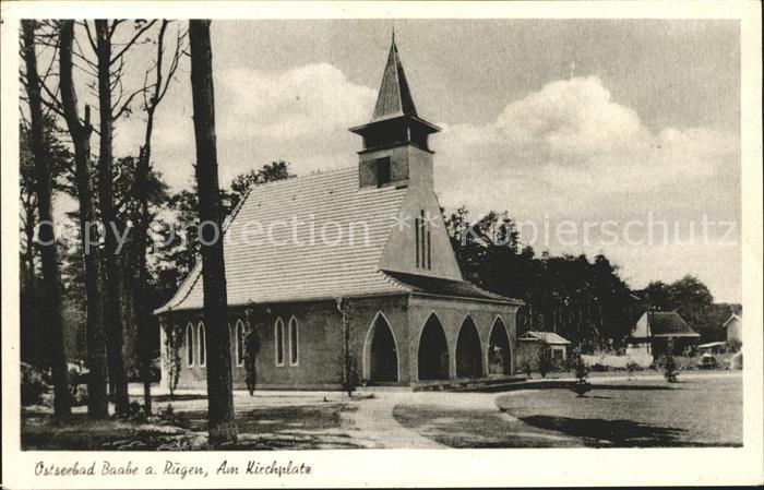 Baabe Ostseebad Ruegen Kirchplatz