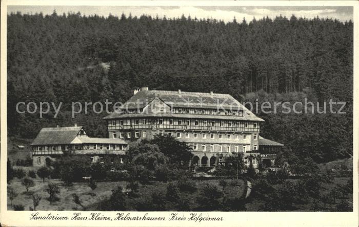 Helmarshausen Sanatorium Haus Kleine
