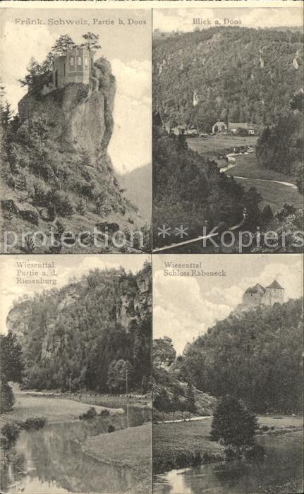 Wiesenttal Blick auf Doos  Wiesentthal