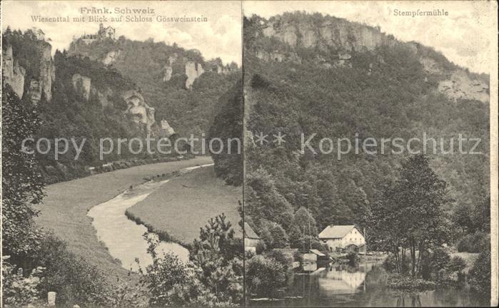 Wiesenttal Schloss Goessweinstein Stempfermuehle