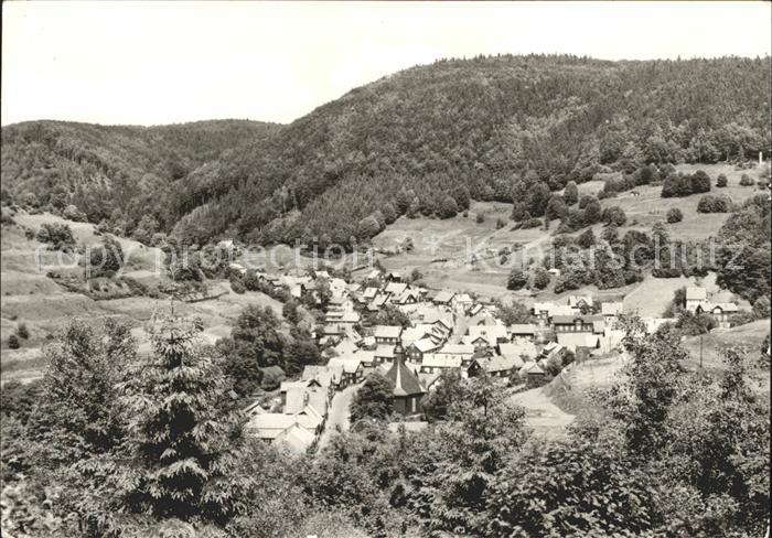 Giessuebel Schleusegrund Blick von der Schutzhuette