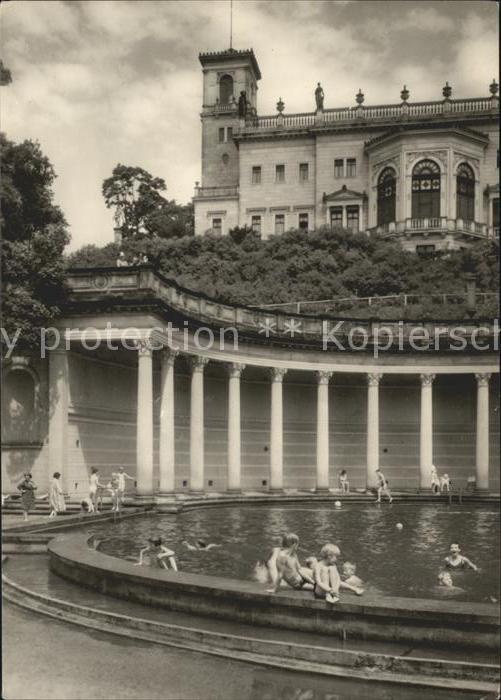 DRESDEN Elbe Pionierpalast Walter Ulbricht