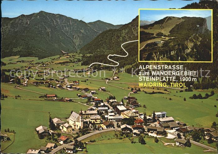 Waidring Tirol Alpenstrasse zum Wandergebiet