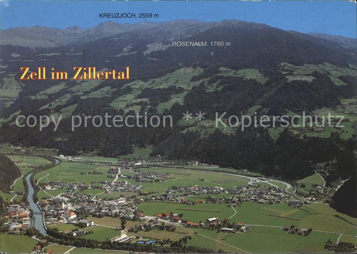 Zell Ziller Tirol Fliegeraufnahme