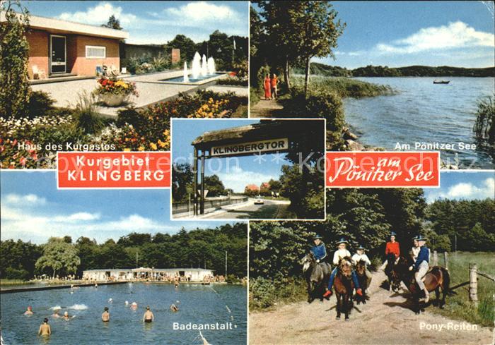 Klingberg Poenitzer See Haus des Kurgastes Badeanstalt