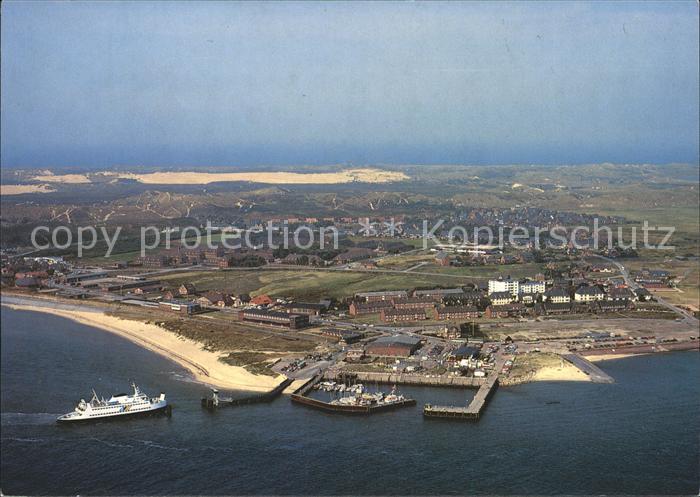 SYLT Insel Schleswig-Holstein Lister Hafen Fliegeraufnahme