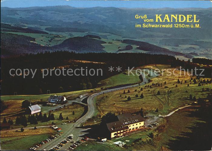 Kandel Waldkirch Breisgau Berghotel Kandel Fliegeraufnahme
