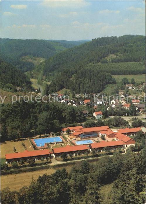 Steinwiesen Aparthotel Frankenwald Fliegeraufnahme