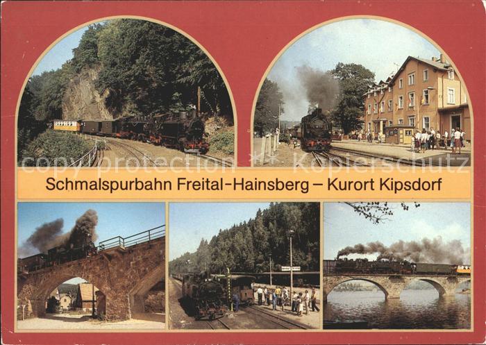 Freital Schmalspurbahn Freital- Hainsberg- Kurort Kipsdorf