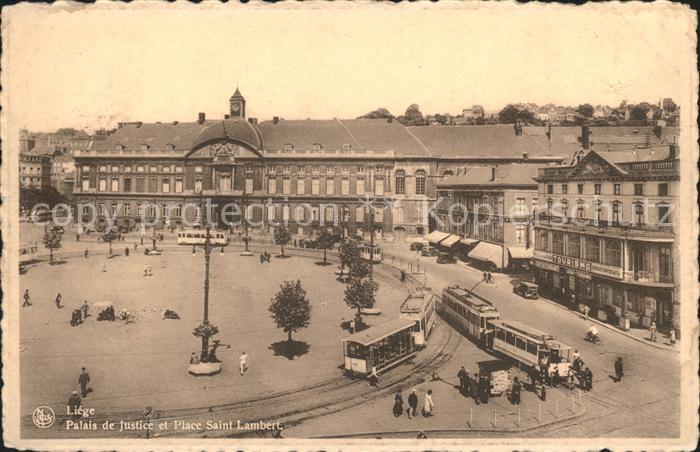 Strassenbahn Liege Palais de Justice Place Saint Lambert