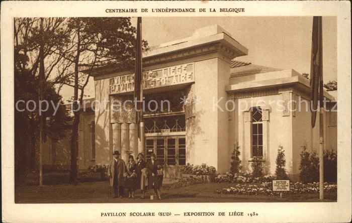 Exposition Liege 1930 Pavillon Scolaire