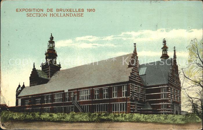 Exposition Universelle Bruxelles 1910 Section Hollandaise