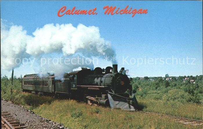 Lokomotive Keweenaw Central Steam Train Calumet Michigan