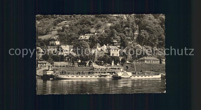 Dampfer Seitenrad Weltfrieden Schmilka Dampferanlegestelle