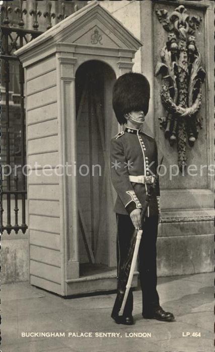 Leibgarde Wache Buckingham Palace Sentry London