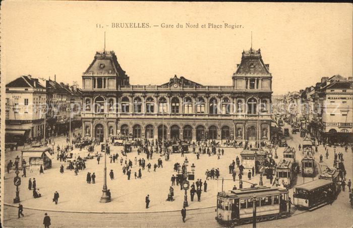 Strassenbahn Bruxelles Gare du Nord Place Rogier