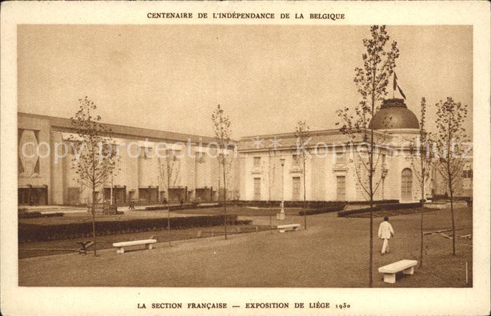 Exposition Liege 1930 Section Francaise