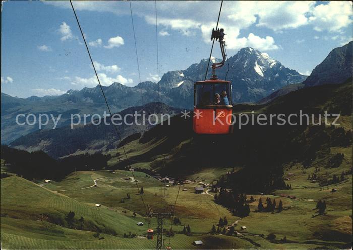 Seilbahn Geils-Hahnenmoos Adelboden Bonderspitz Grosslohner