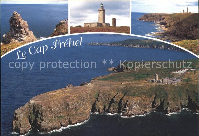 Leuchtturm Lighthouse Cap Frehel Falaise Rocher Fauconniere Cote d Emeraude