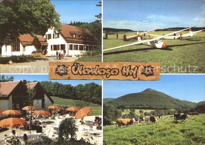 Segelflug Gliding Vol-Voile Vuolo-a-Vela Volo-a-Vela-- Gaststaette uebersbergerh