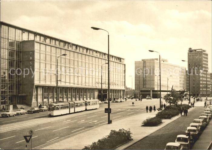 Strassenbahn Leipzig Postamt Karl-Marx-Platz