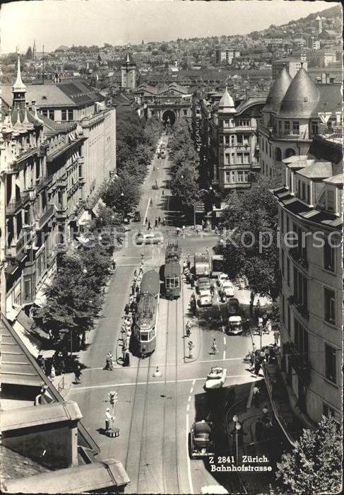 Strassenbahn Zuerich Bahnhofstrasse