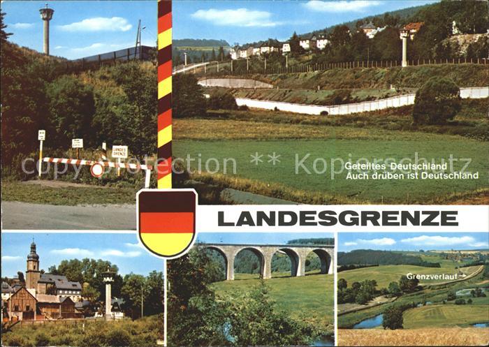 Grenze Douane Zoll Landesgrenze Saaletal
