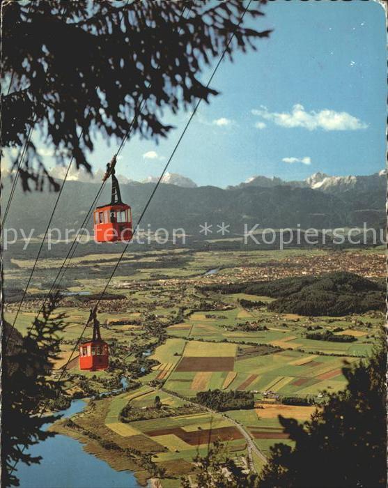 Seilbahn Kanzel Ossiacher See Villach Julische Alpen
