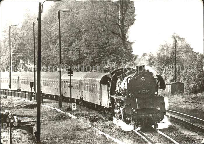 Eisenbahn Dampflokomotive 41-1036 P-6019 Kraftsdo