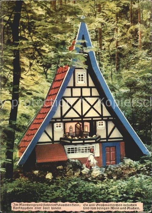 Maerchen Sagen Rotkaeppchen und der Wolf Maerchengrund Bad Sachsa