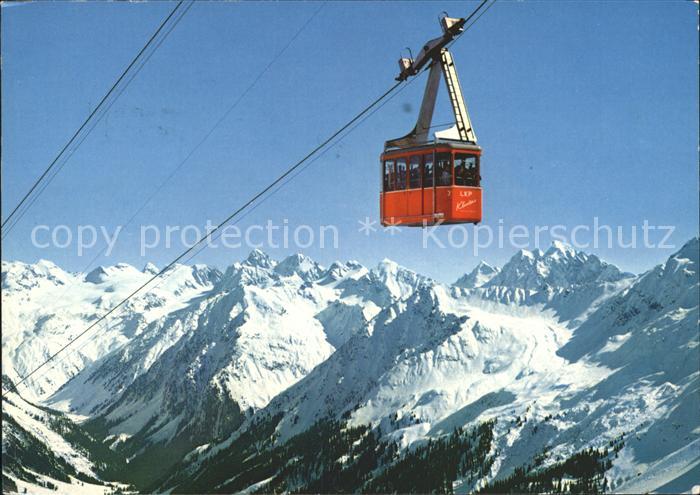 Seilbahn Klosters-Gotschnagrat-Parsenn Silvrettagruppe